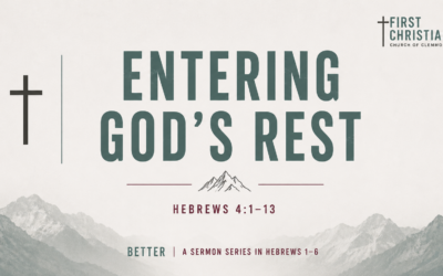 Entering God’s Rest