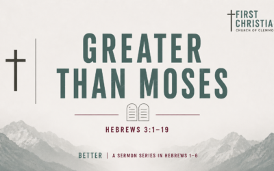 Greater Than Moses